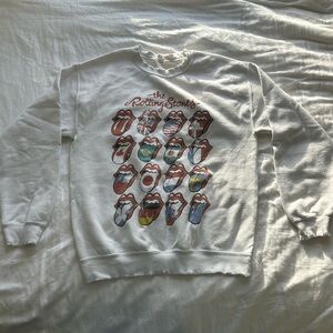 Rolling Stones Frayed Sweatshirt